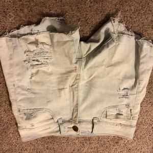 High wasted, American eagle shorts